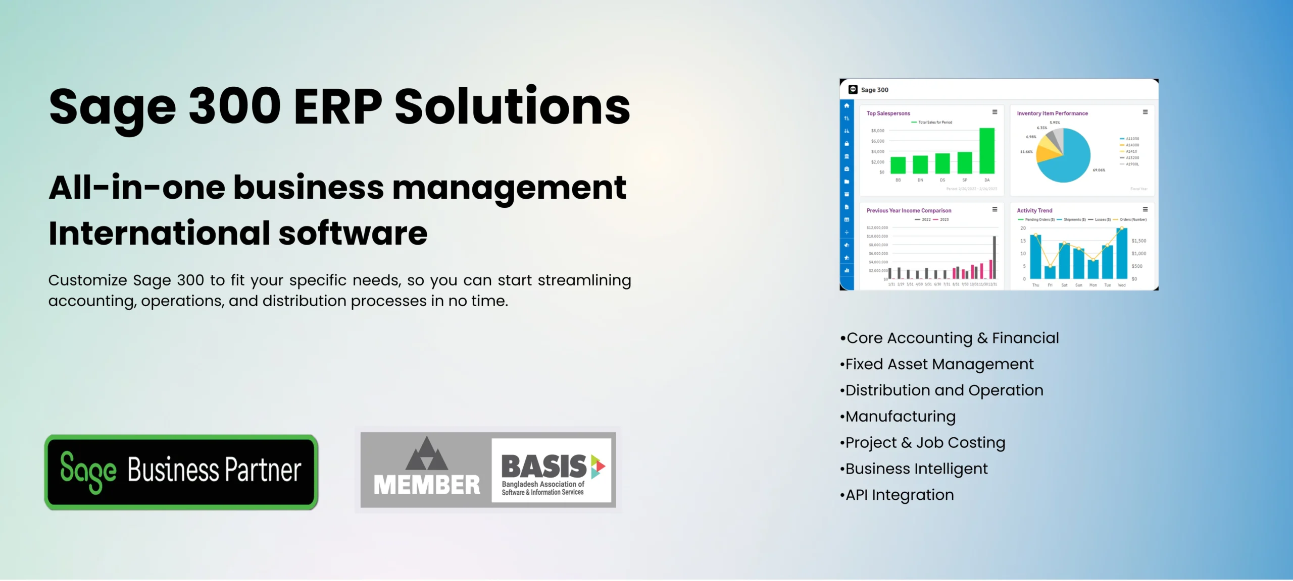 Sage 300 ERP: Empowering Businesses with Comprehensive Management Solutions