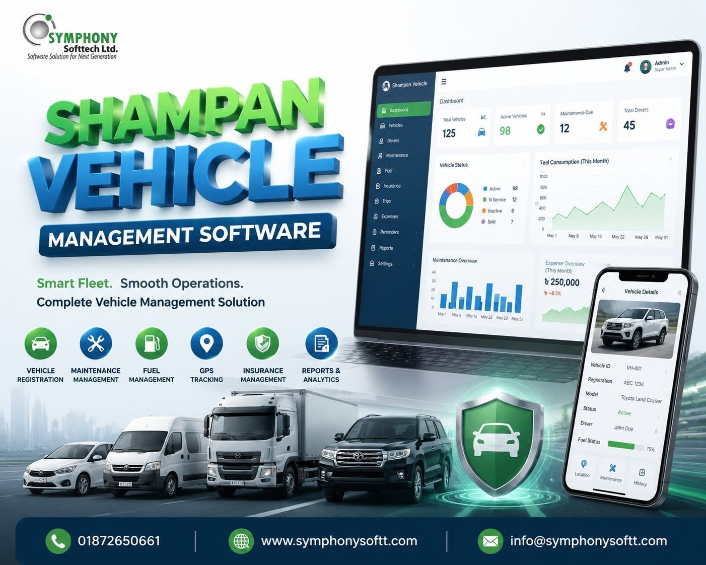 Vehicle Management System (VMS) | Fleet Management Software for Smart Transportation Operations 